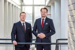 CFO Dr Torben Reher and CEO Bjoern Schniederkoetter